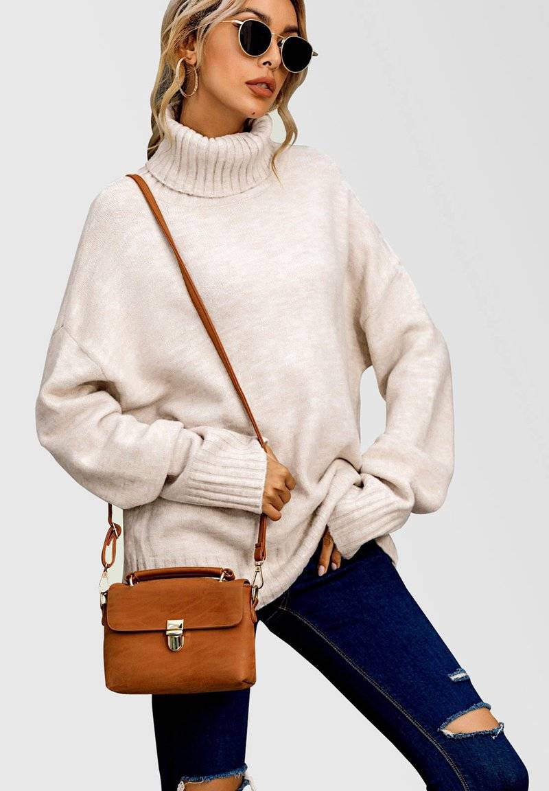 FS Collection FS Collection WITH HIGH NECK - Jumper - cream Auslauf