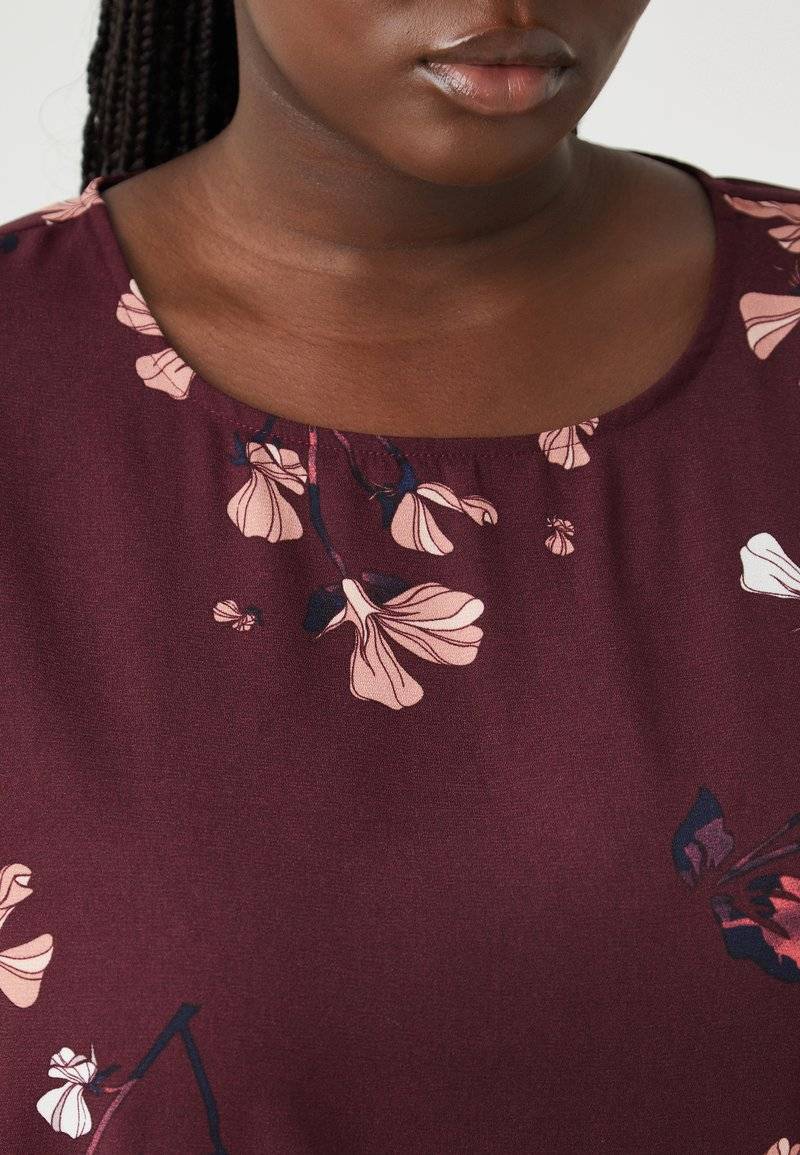 Vero Moda Curve Vero Moda Curve VMNEWHALLIE NEW - Blouse - winetasting im Angebot