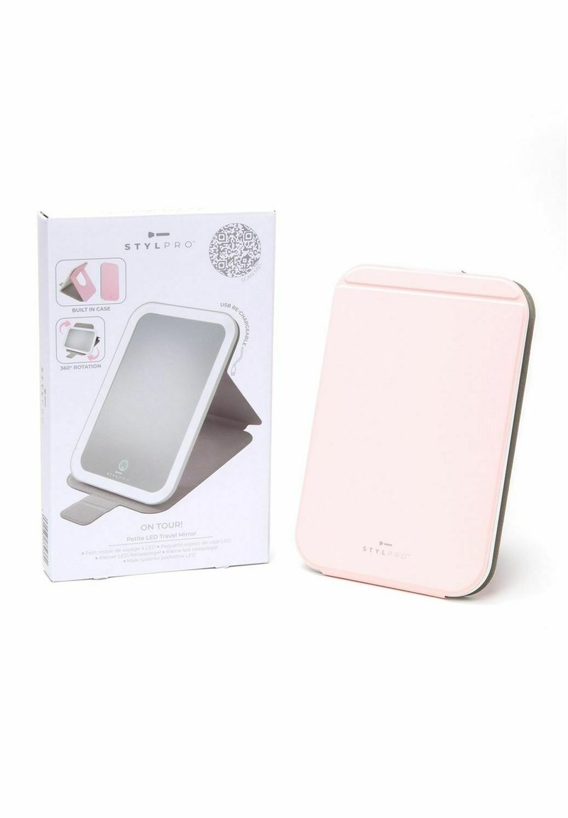 Stylpro Stylpro TRAVEL LED MIRROR PINK - Skincare tool - pink Top Angebot