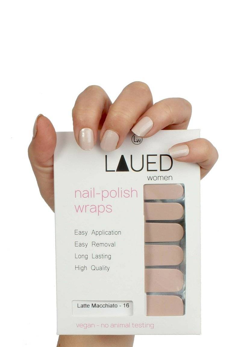 Vargu Vargu VARGU LAUED VEGANE NAGELFOLIEN SOLID BROWN - Nail stickers - latte macchiato Tägliche Deals