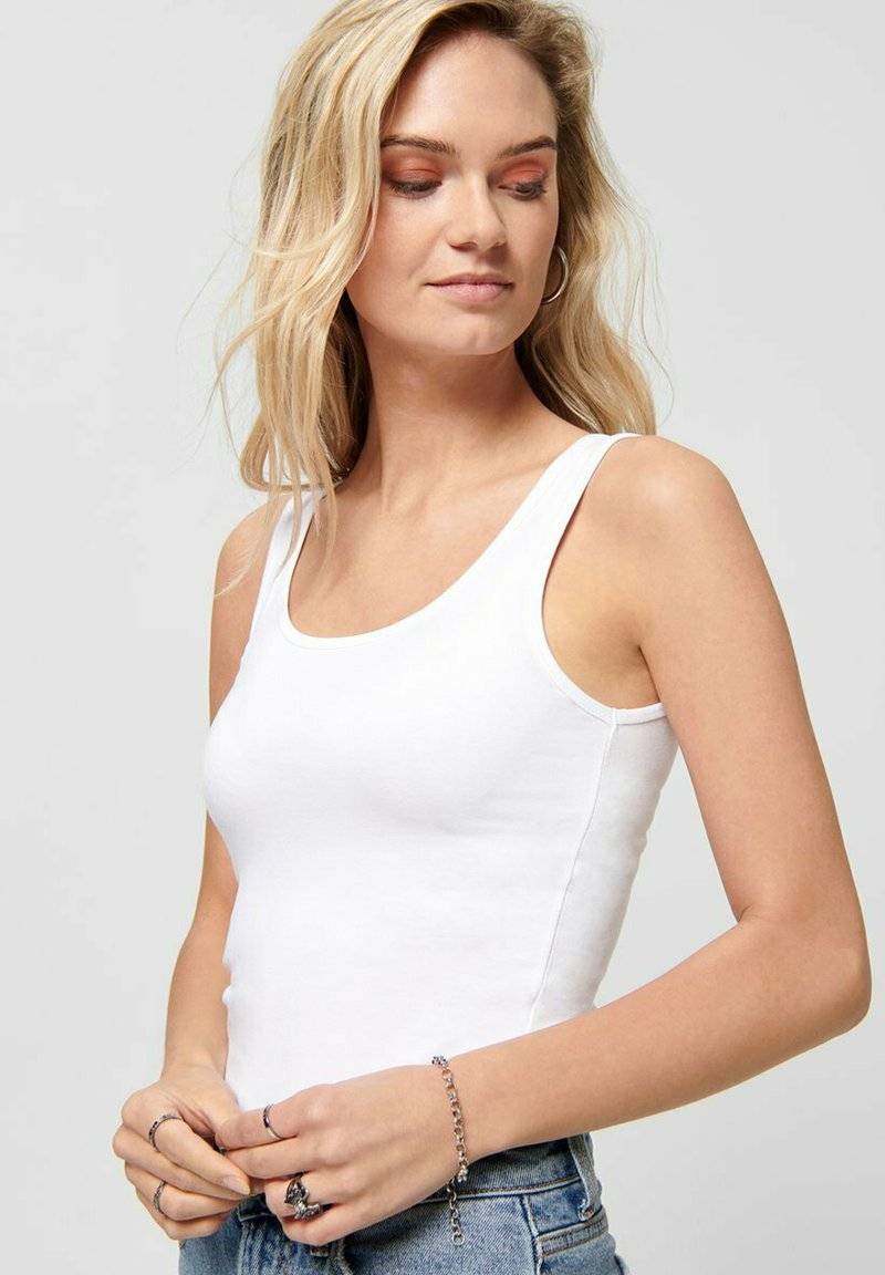ONLY ONLY BASIC - Top - white Bis zu 60% Rabatt