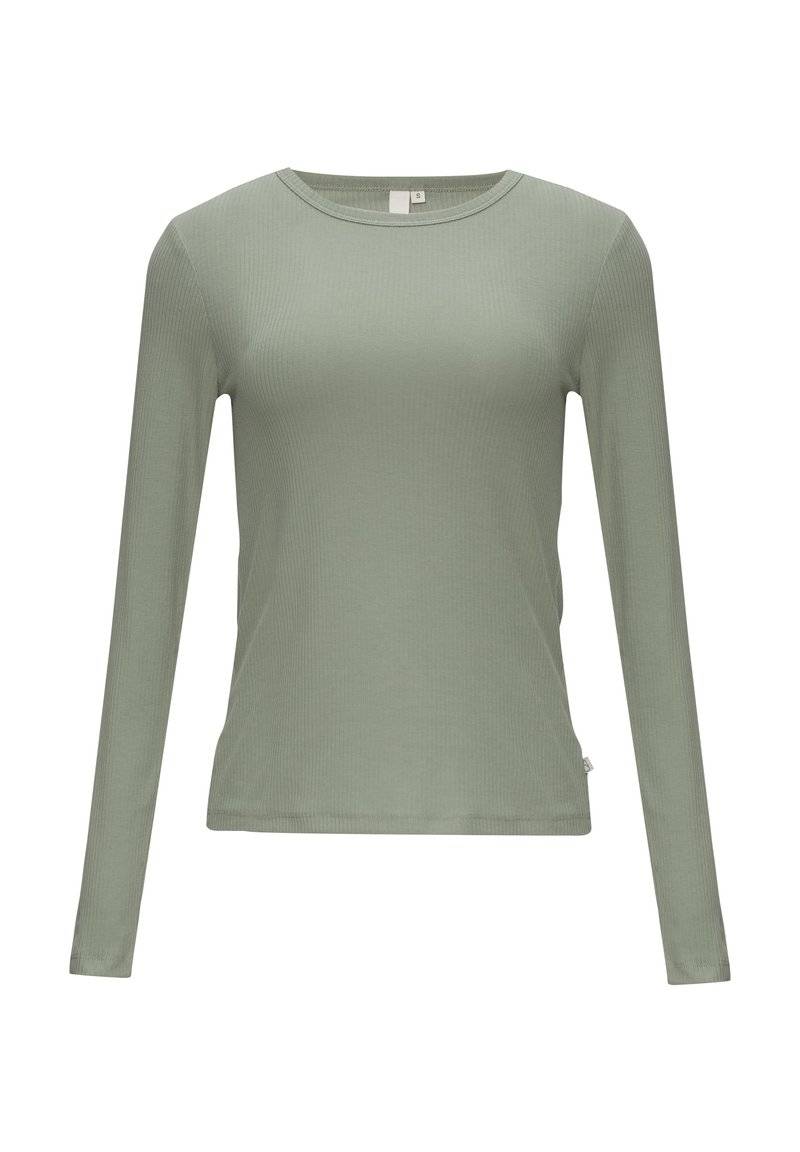 QS QS MIT STRUKTUR - Long sleeved top - salbeigrün Bis zu 55% Rabatt