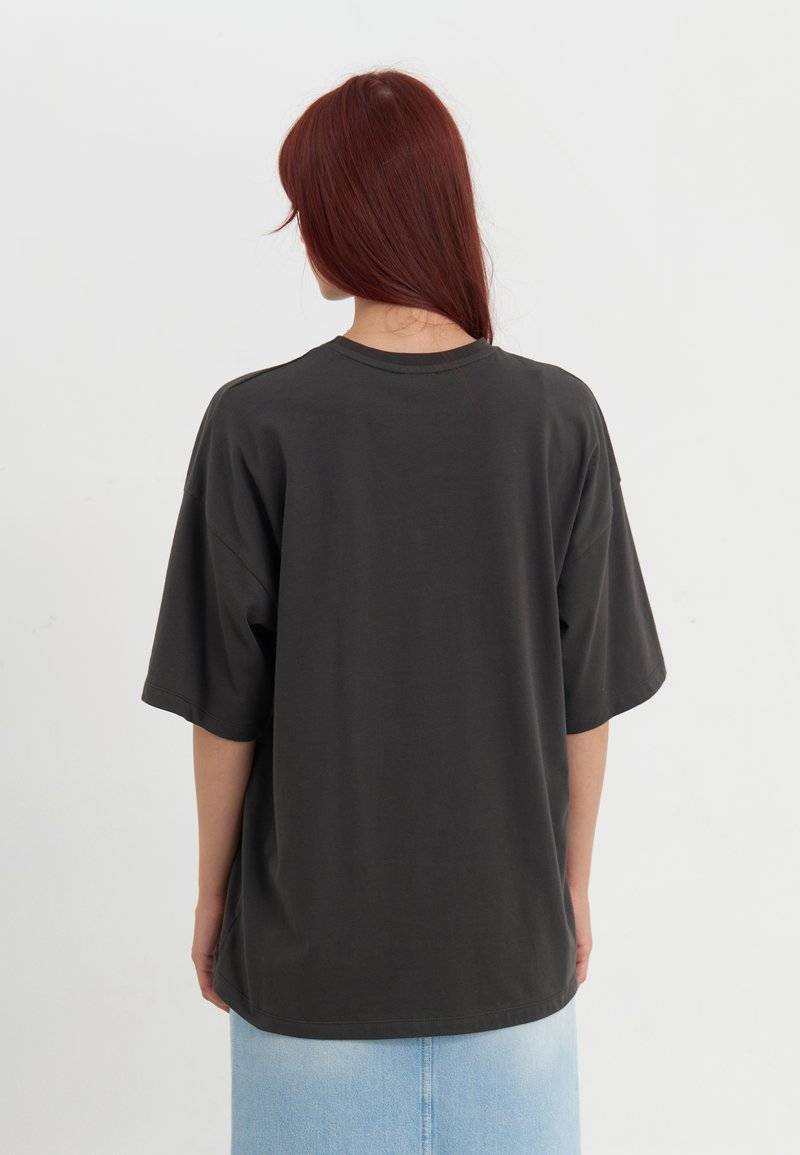 Even&Odd Even&Odd Print T-shirt - anthracite Discount Store für neue Produkte