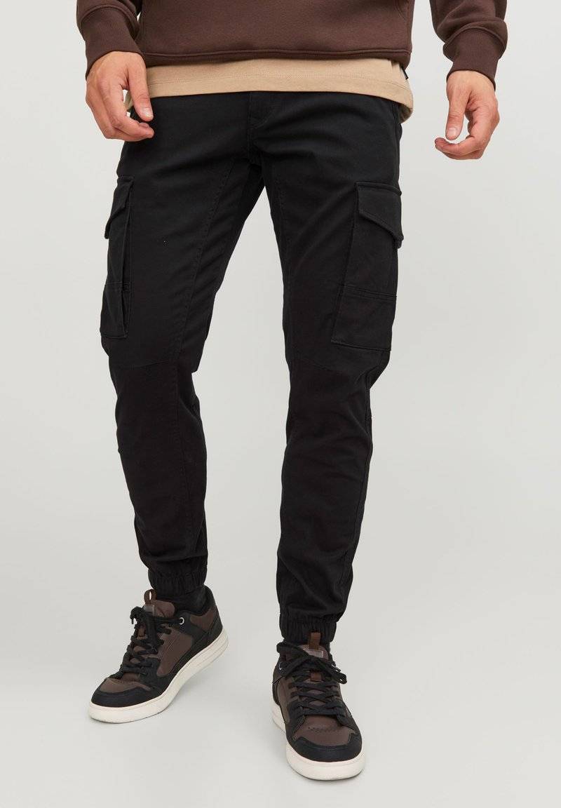 Jack & Jones Jack & Jones JPSTPAUL JJFLAKE - Cargo trousers - black