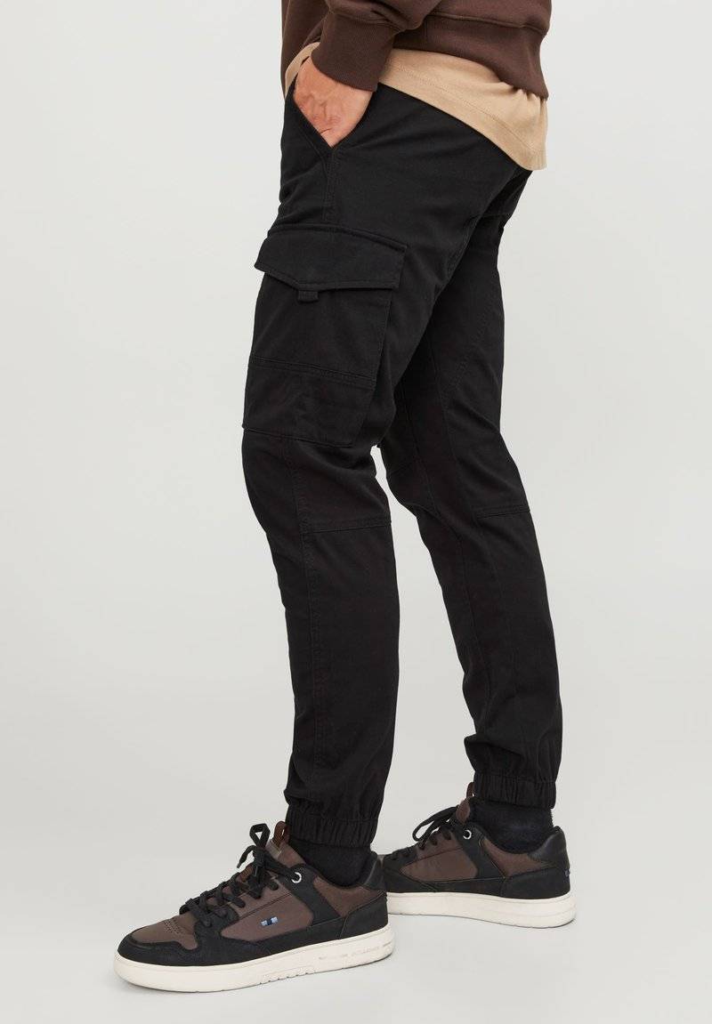 Jack & Jones Jack & Jones JPSTPAUL JJFLAKE - Cargo trousers - black Black Friday Preise