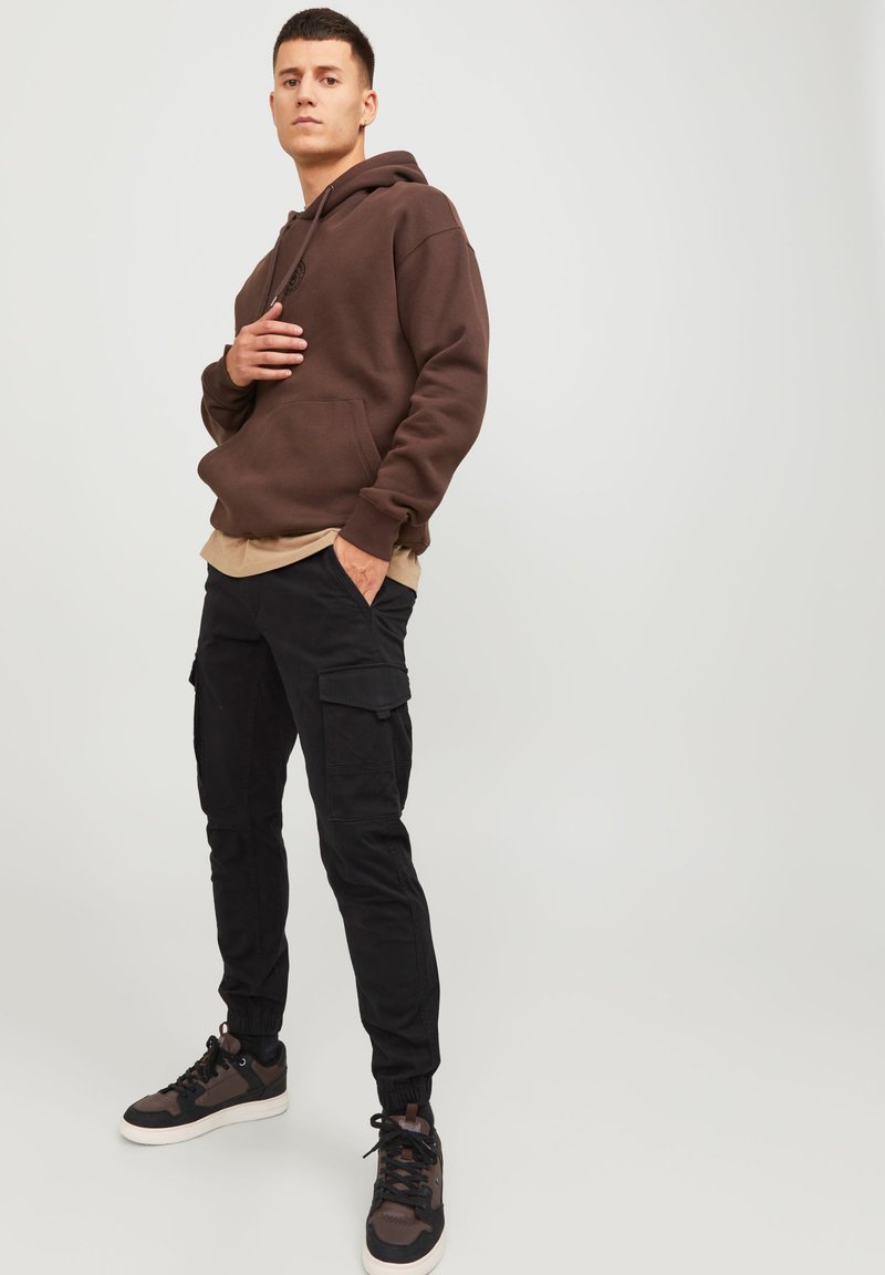 Jack & Jones Jack & Jones JPSTPAUL JJFLAKE - Cargo trousers - black Black Friday Preise