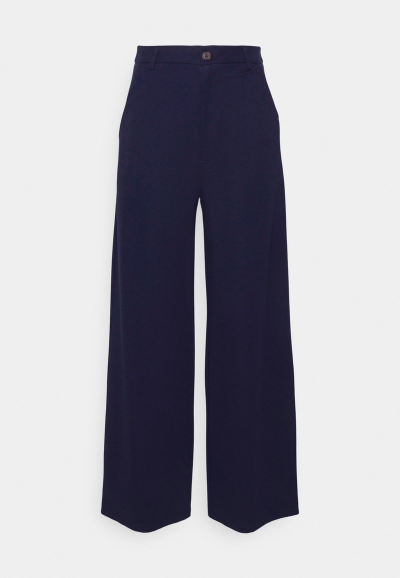 Even&Odd Petite Even&Odd Petite Trousers - dark blue 50% Rabatt für begrenzte Zeit
