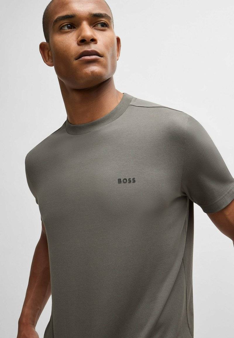 BOSS BOSS TEE - Basic T-shirt - light grey eight Rabatte dieses Monats