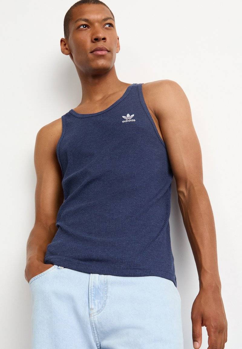 adidas Originals adidas Originals TREFOIL ESSENTIALS TANK - Top - night indigo Outlet