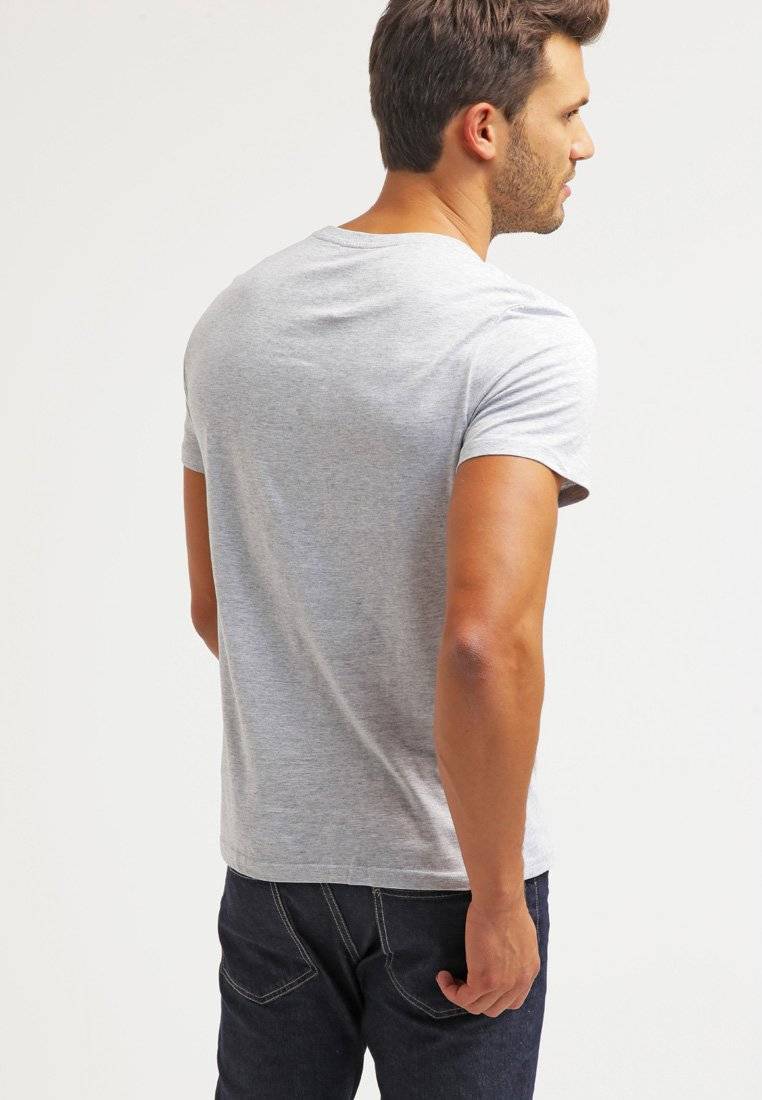 Pier One Pier One Basic T-shirt - light grey melange Auslauf