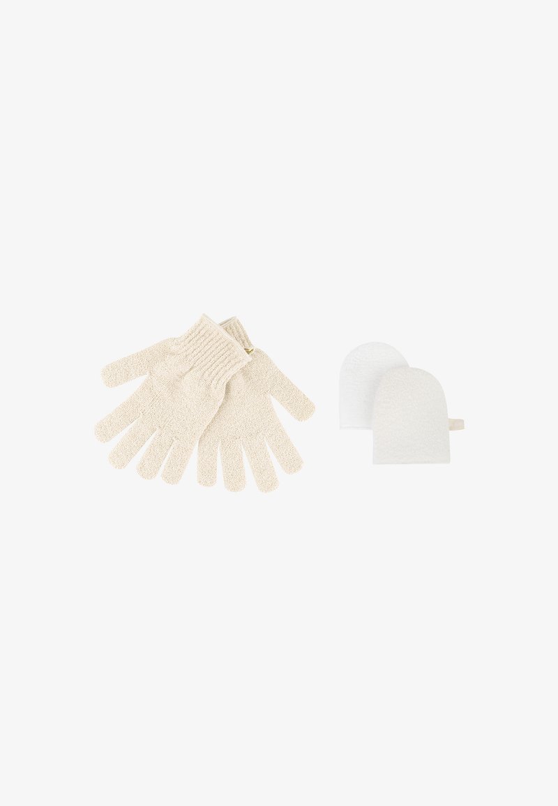 So Eco So Eco SO ECO EXFOLIATING GLOVES AND FACIAL BUFFING PADS - Skincare set - white Black Friday