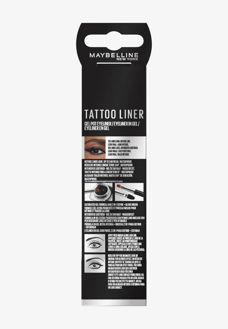 Maybelline New York Maybelline New York TATTOO LINER GEL POT - Eyeliner - blackest black Lagerräumung