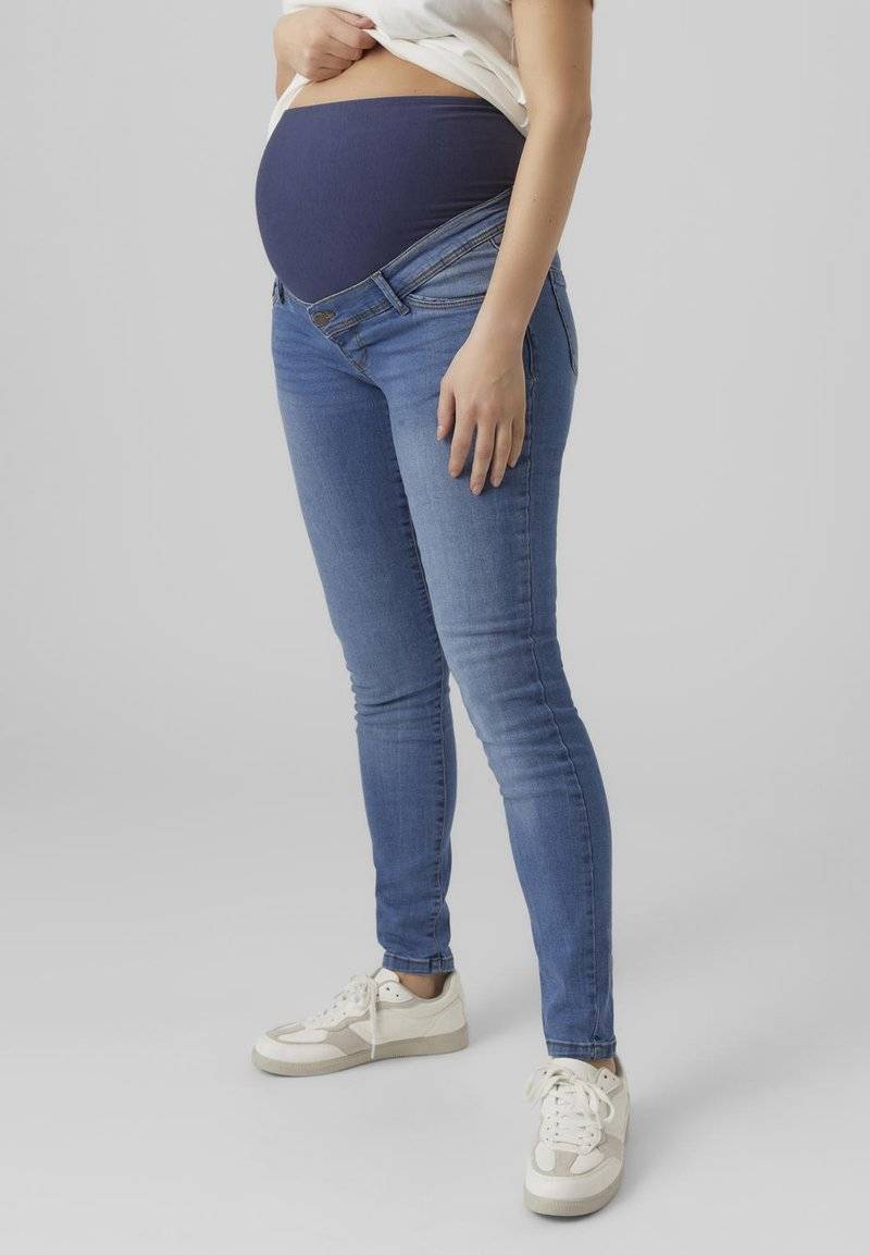 MAMALICIOUS MAMALICIOUS MLMILA - Jeans Skinny Fit - medium blue denim