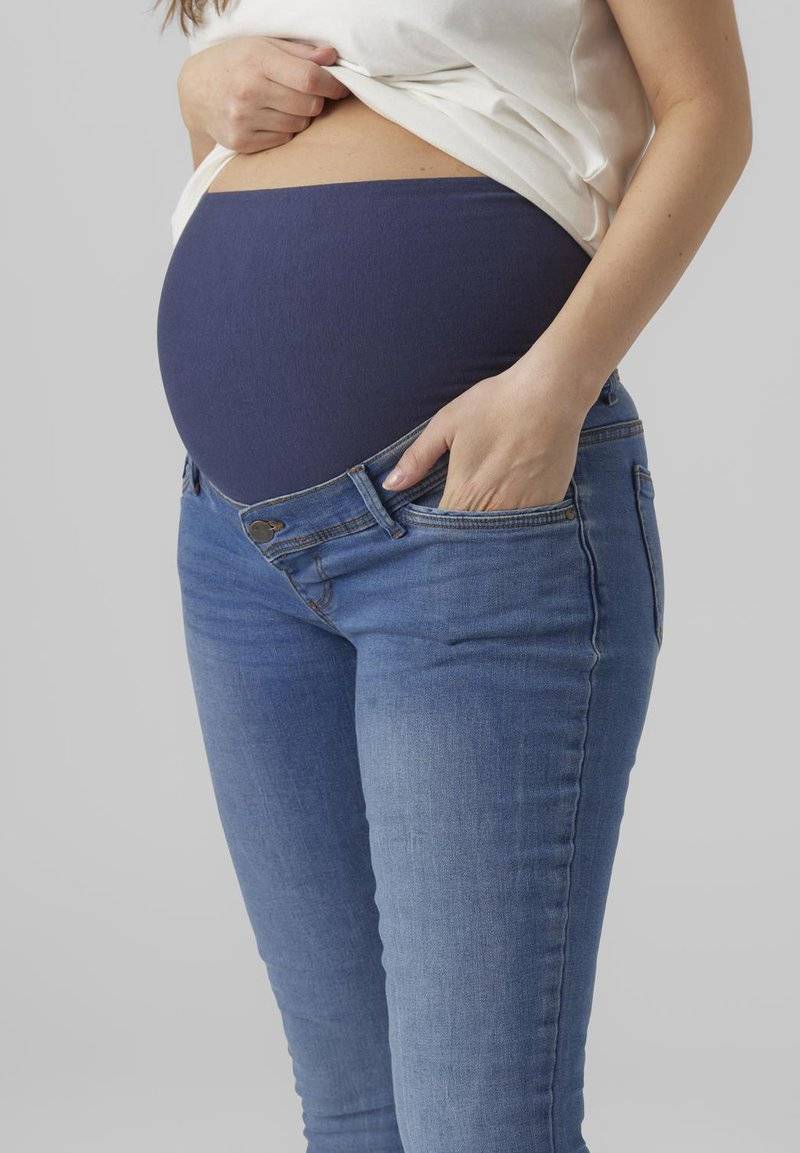 MAMALICIOUS MAMALICIOUS MLMILA - Jeans Skinny Fit - medium blue denim Sonderangebot der Fabrik