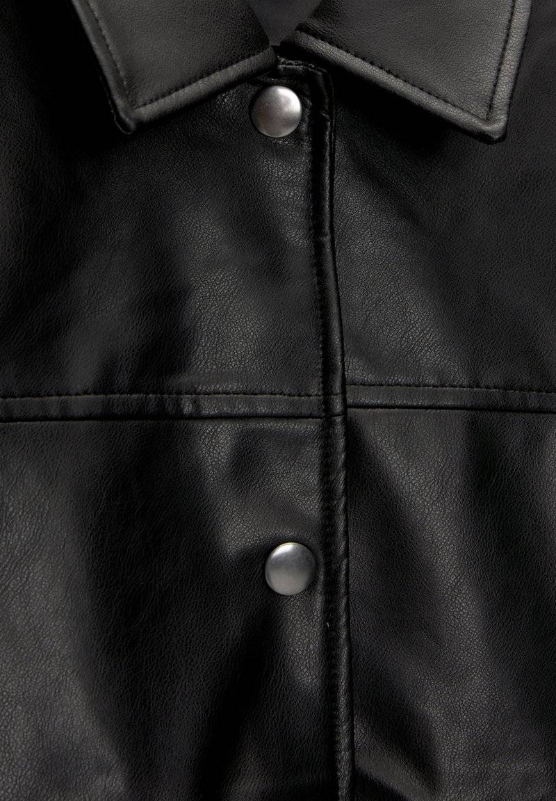 PULL&BEAR PULL&BEAR Faux leather jacket - black Discount Store für neue Produkte