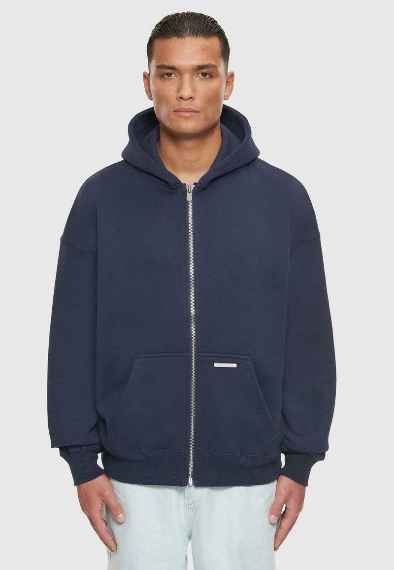 Bazix Republiq Bazix Republiq BAZIX REPUBLIQ SUPER HEAVY - Zip-up sweatshirt - blackiris