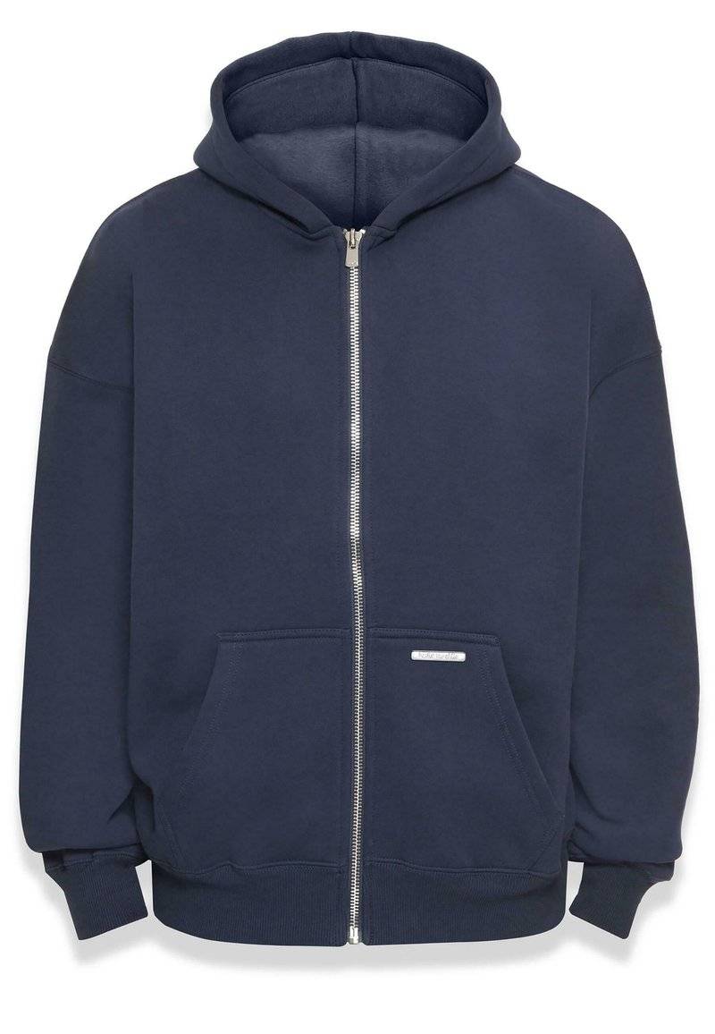 Bazix Republiq Bazix Republiq BAZIX REPUBLIQ SUPER HEAVY - Zip-up sweatshirt - blackiris Begrenzt auf 3 Tage