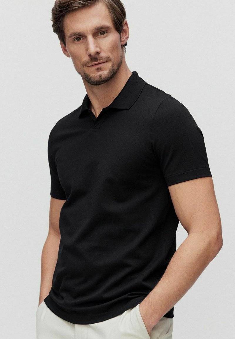 Bläck Bläck VINCENT PIQUE - Polo shirt - black Im Verkauf