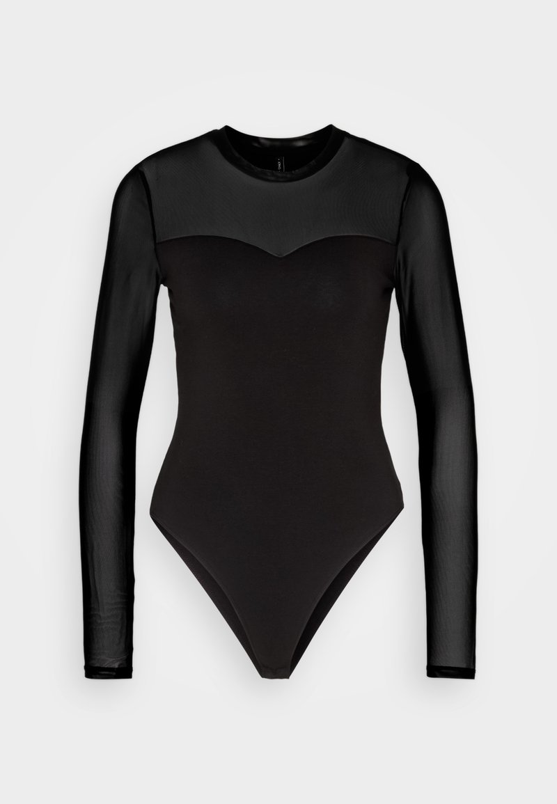 ONLY ONLY ONLLIVE LOVE SWEETHEART - Long sleeved top - black Outlet
