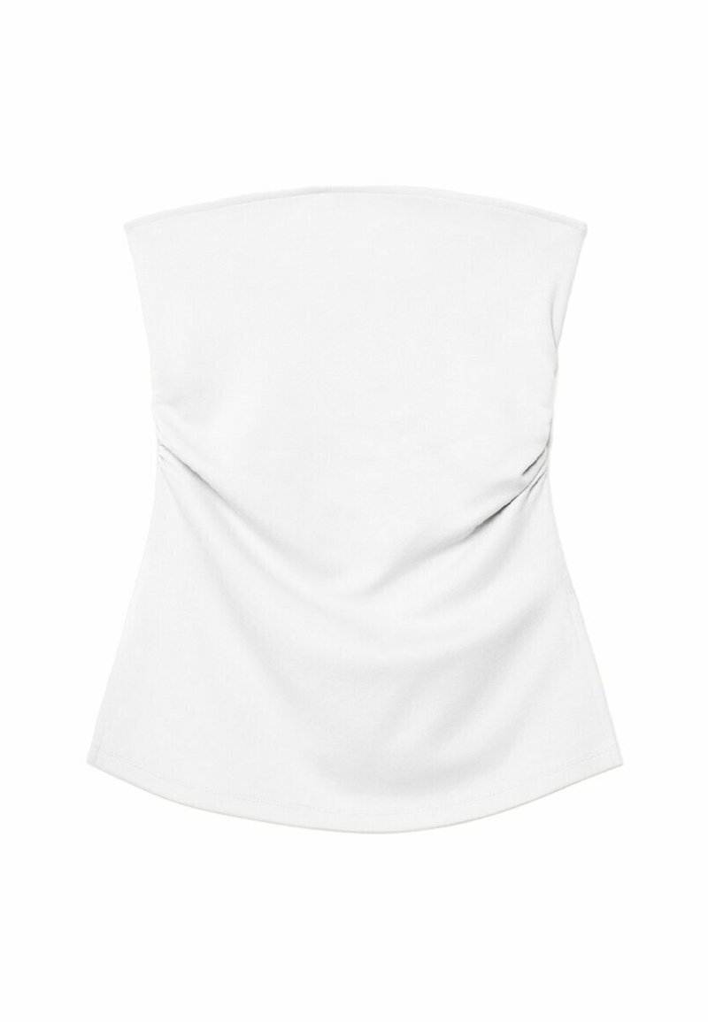 Stradivarius Stradivarius BANDEAU WITH SIDE VENTS - Top - white Verkauf