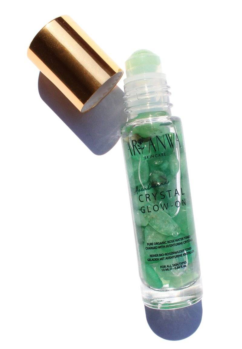 ARI ANWA Skincare ARI ANWA Skincare GESICHTSPFLEGE ZUBEHÖR KÜHLENDER ROLL-ON MIT AVENTURINE UND ROSENWASSER - CRYSTAL GLOW ON - Toner - aventurine Schlussverkauf