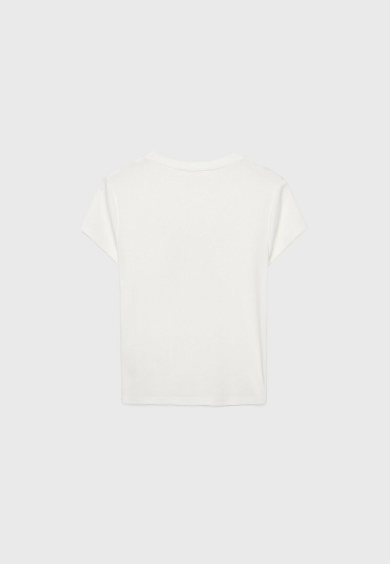 Stradivarius Stradivarius WITH LEOPARD BOW 06613283 - Print T-shirt - beige JETZT KAUFEN