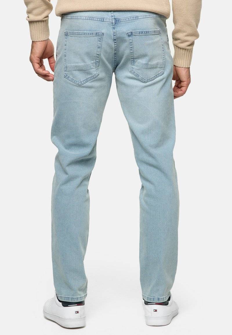 INDICODE JEANS INDICODE JEANS INSANTINO - Straight leg jeans - light cloud Zeitbegrenzte Promotion