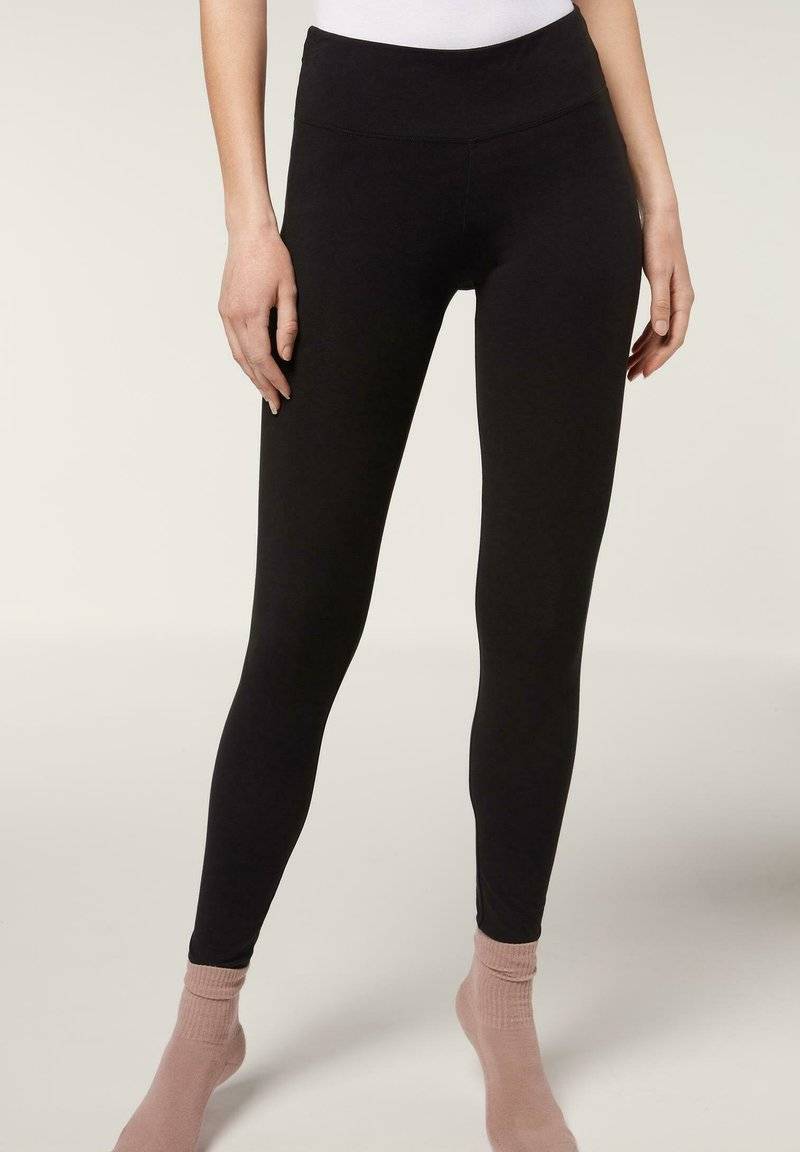 Calzedonia Calzedonia SUPIMA - Leggings - Trousers - nero