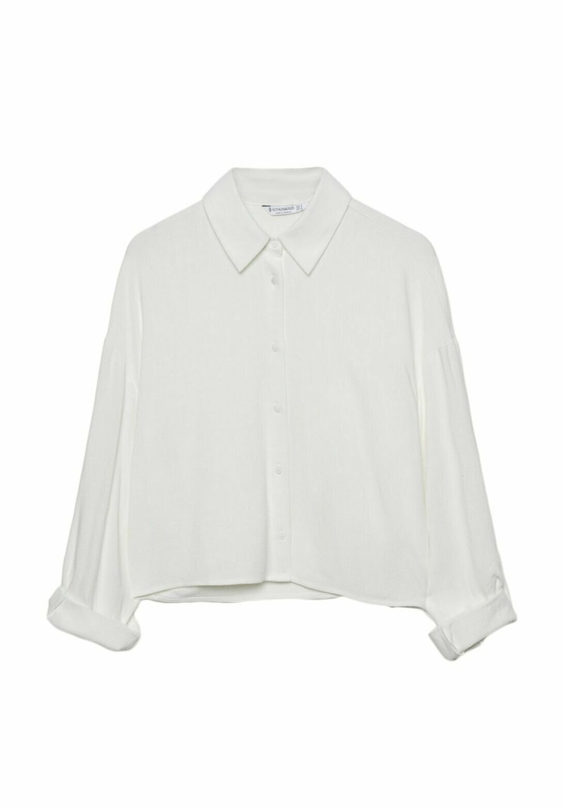 Stradivarius Stradivarius Button-down blouse - white Clearance-Verkauf