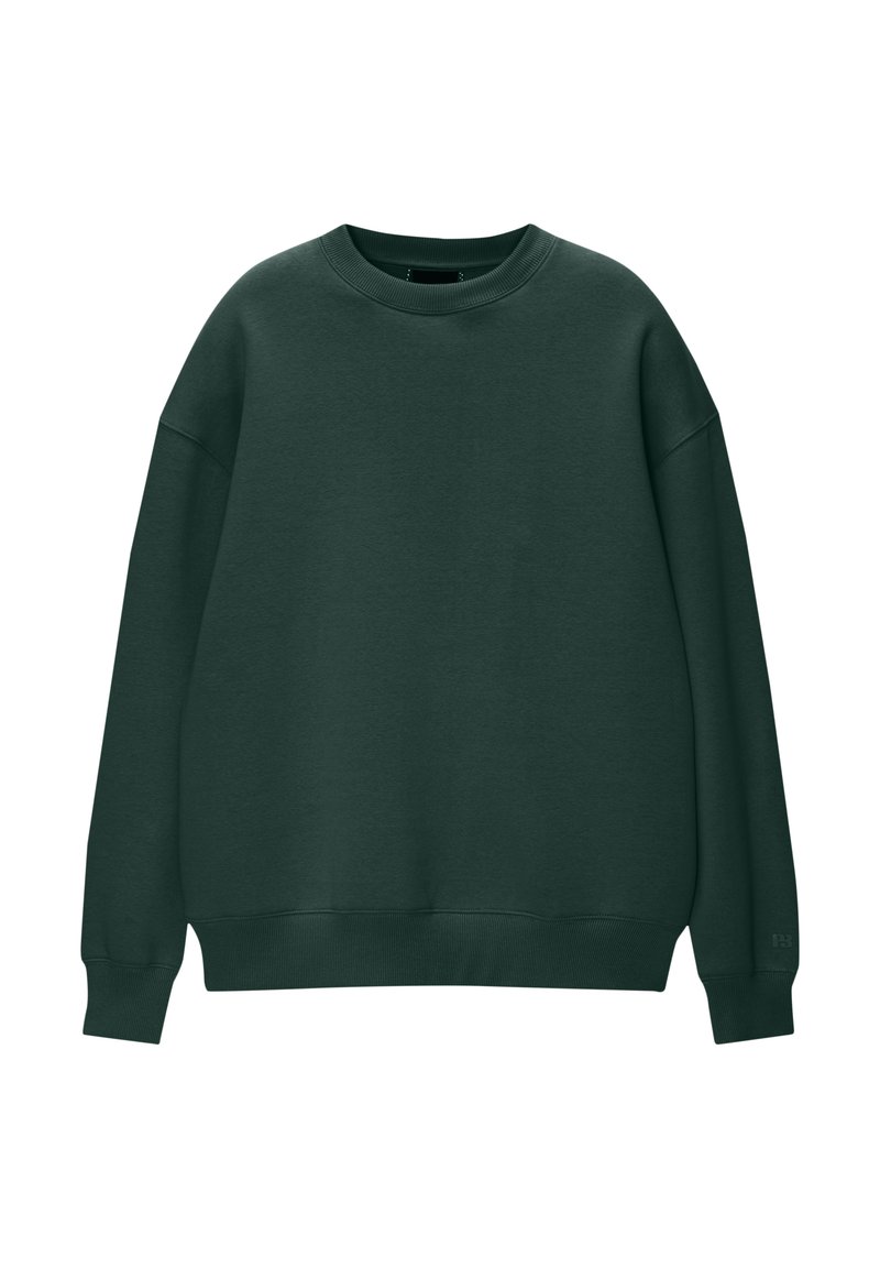 PULL&BEAR PULL&BEAR ROUND NECK - Sweatshirt - dark green Fabrikladen