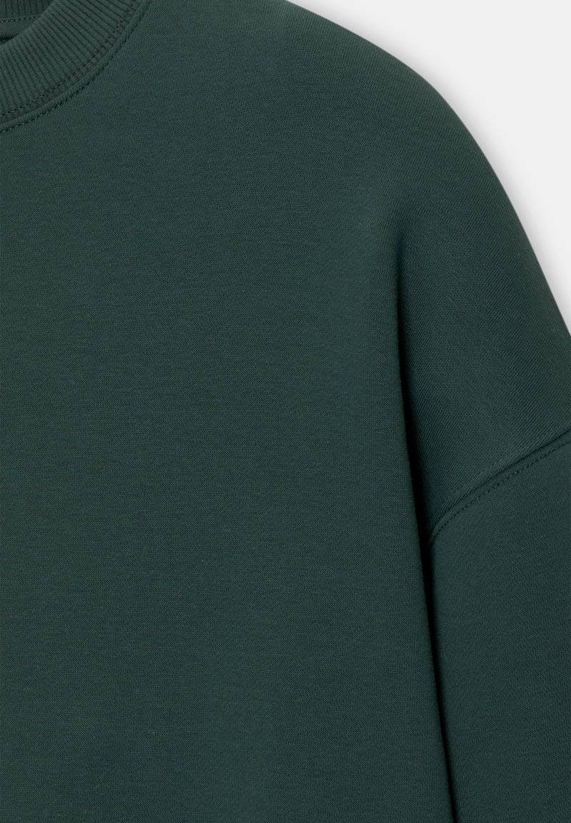 PULL&BEAR PULL&BEAR ROUND NECK - Sweatshirt - dark green Fabrikladen