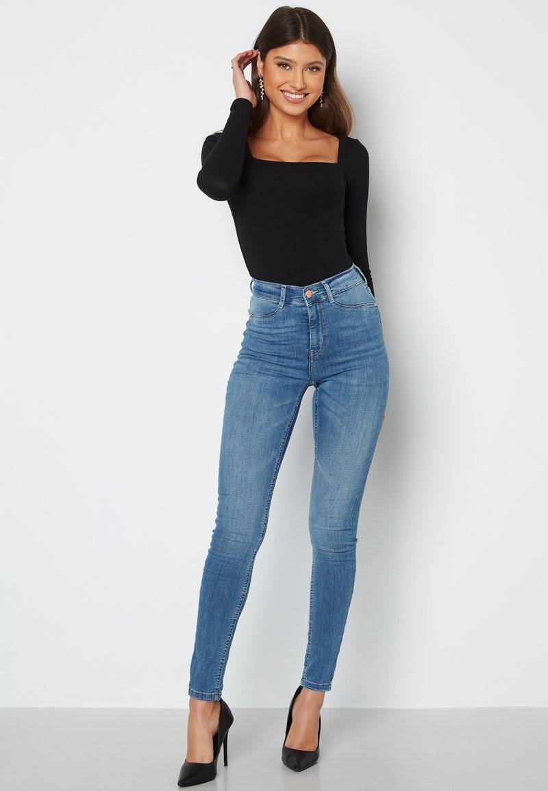 Bubbleroom Bubbleroom SLIM JEANS - Jeans Skinny Fit - blue Black Friday Preise