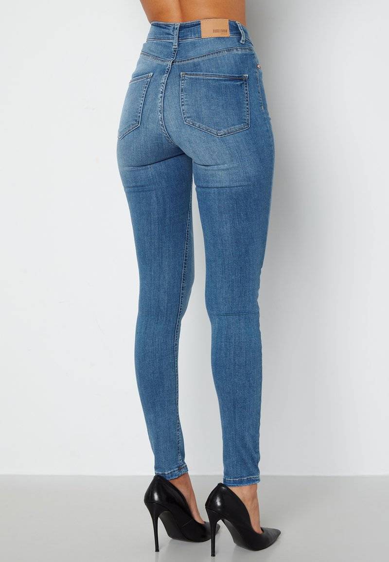 Bubbleroom Bubbleroom SLIM JEANS - Jeans Skinny Fit - blue Black Friday Preise