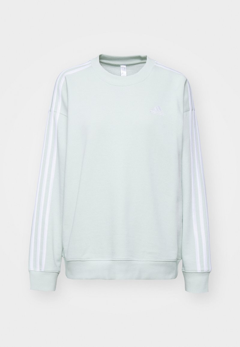 adidas Sportswear adidas Sportswear ESSENTIALS 3 STRIPES - Sweatshirt - linen green zollfrei
