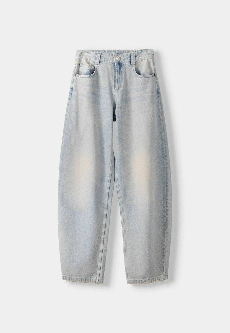 Bershka Bershka BALLOON FIT - Relaxed fit jeans - light blue Rabatte dieses Monats