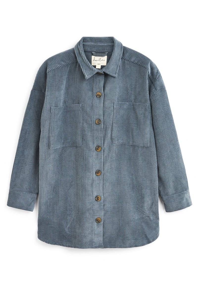 Next Next LIGHTWEIGHT SHACKET STANDARD - Short coat - blue 2025