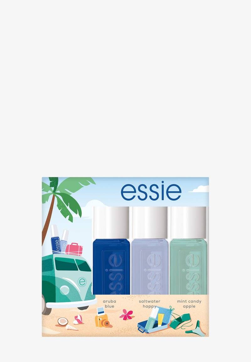 Essie Essie SUMMER-NAIL POLISH-KIT MINI TRIO - Nail set - aruba blue, saltwater happy, mint candy apple