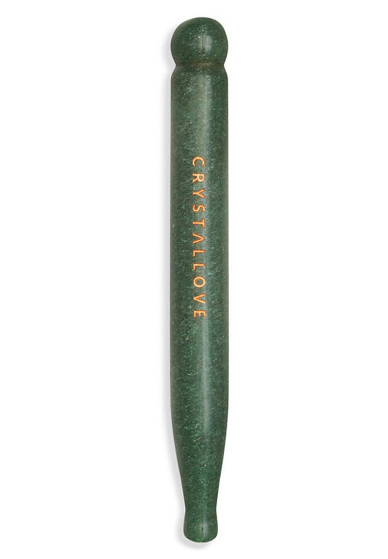 CRYSTALLOVE CRYSTALLOVE AVENTURINE POINT MASSAGER GUA SHA - Skincare tool - zielony