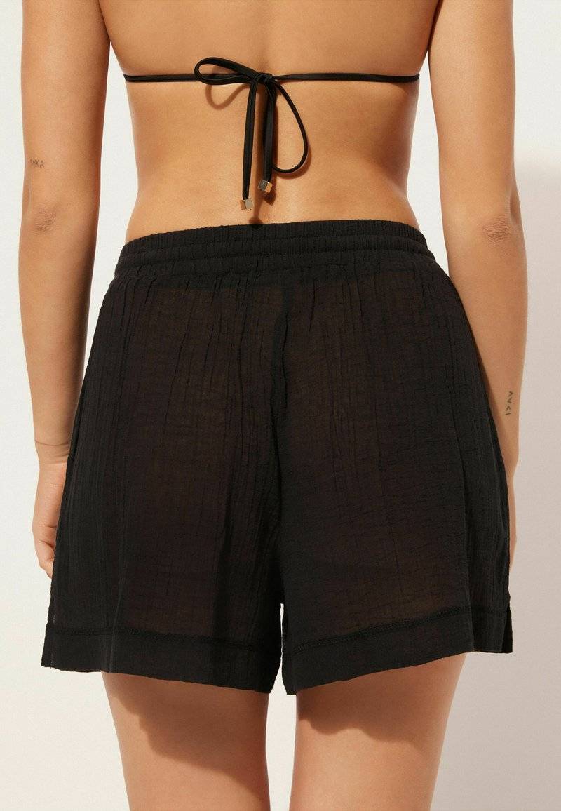 Calzedonia Calzedonia Shorts - schwarz black Muttertagsangebot