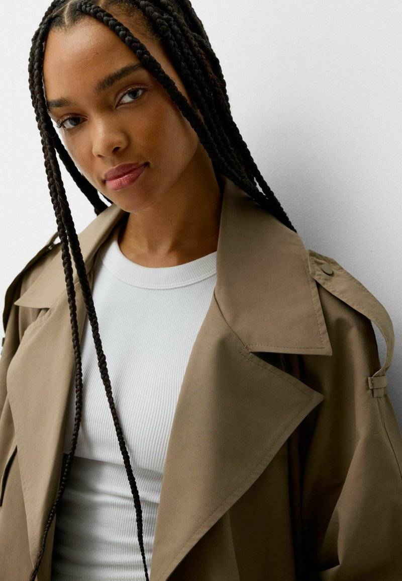 Bershka Bershka Trenchcoat - sand Online Outlet