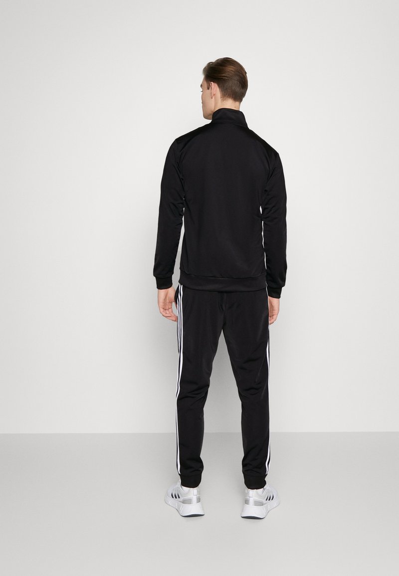 adidas Sportswear adidas Sportswear BASIC 3-STRIPES TRICOT TRACK SUIT - Tracksuit - black Zeitlich begrenztes Angebot