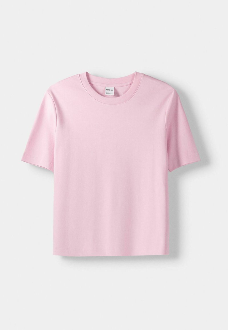Bershka Bershka SHORT SLEEVE - Basic T-shirt - light pink Exklusive Angebote