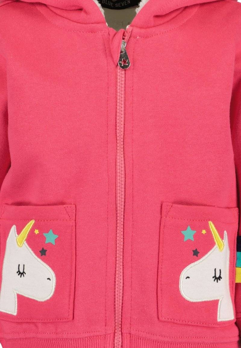 Blue Seven Blue Seven BASIC - Zip-up sweatshirt - pink Blitzangebot