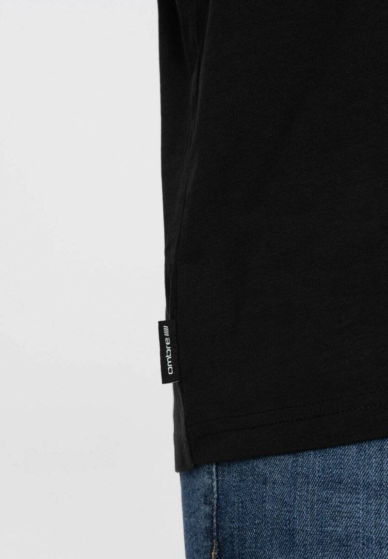 Ombre Ombre Basic T-shirt - black Räumungsverkauf