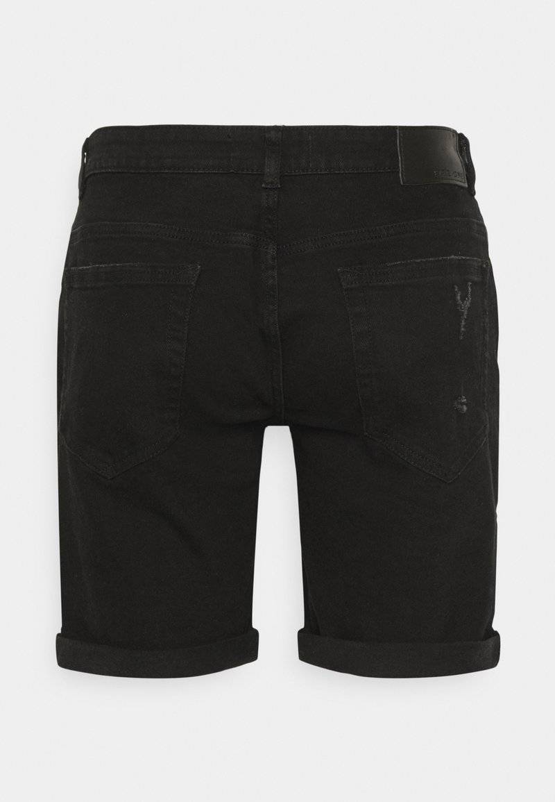 Pier One Pier One Denim shorts - black Tiefpreis