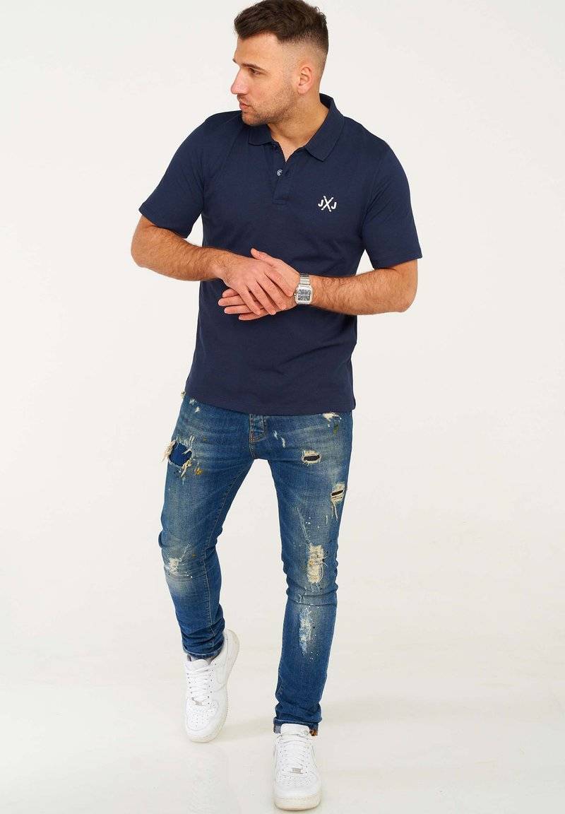 Jack & Jones Jack & Jones RISE INFINITY - Polo shirt - navy blazer Kostenlose Rückgabe