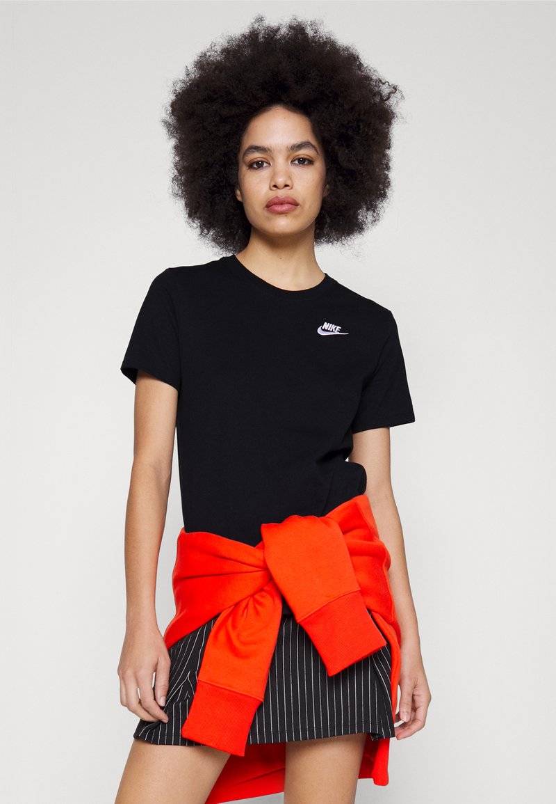 Nike Sportswear Nike Sportswear CLUB TEE - Basic T-shirt - black Begrenzte Freigabe