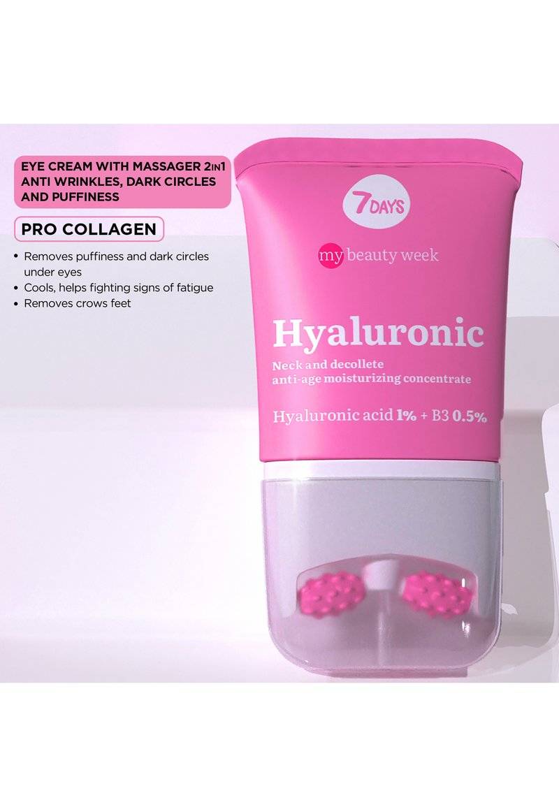 7days 7days MY BEAUTY WEEK HYALURONIC NECK AND DECOLLETE ANTI-AGE MOISTURIZING CONCENTRATE HYALURONIC ACID 1% + B3 O,5% - Night care Letzte 2 Tage