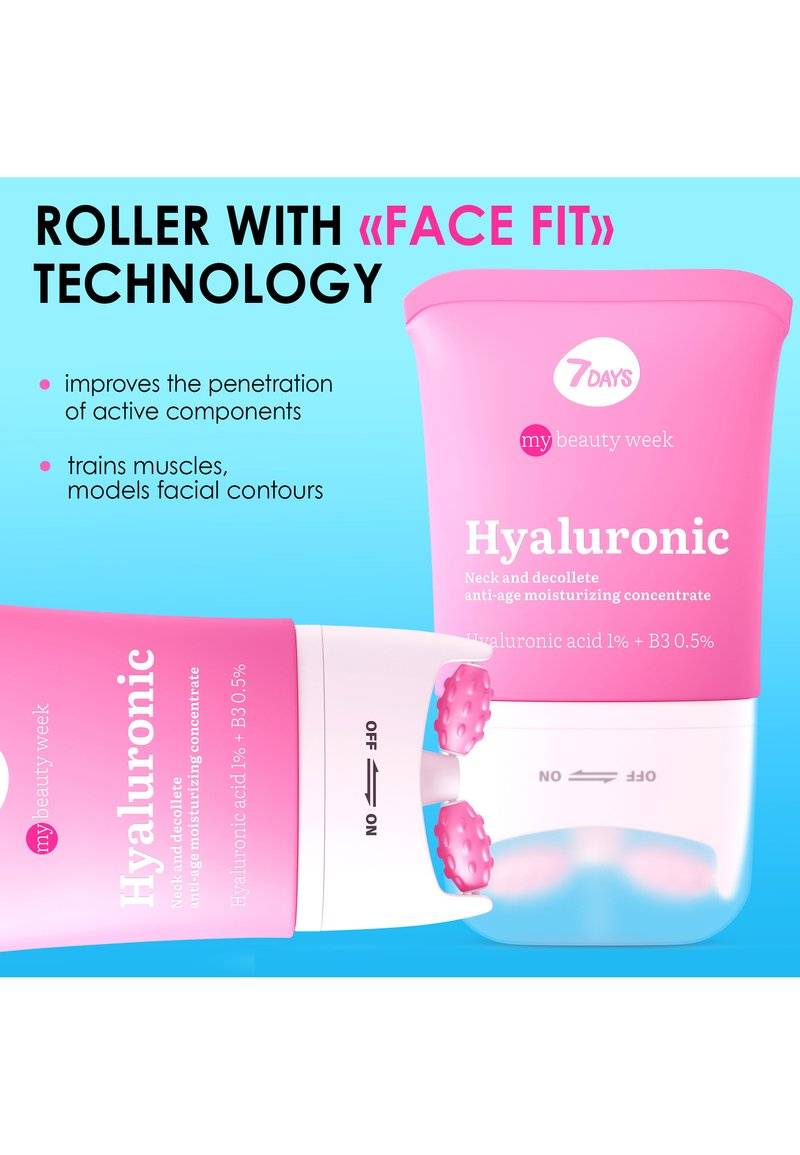 7days 7days MY BEAUTY WEEK HYALURONIC NECK AND DECOLLETE ANTI-AGE MOISTURIZING CONCENTRATE HYALURONIC ACID 1% + B3 O,5% - Night care Letzte 2 Tage
