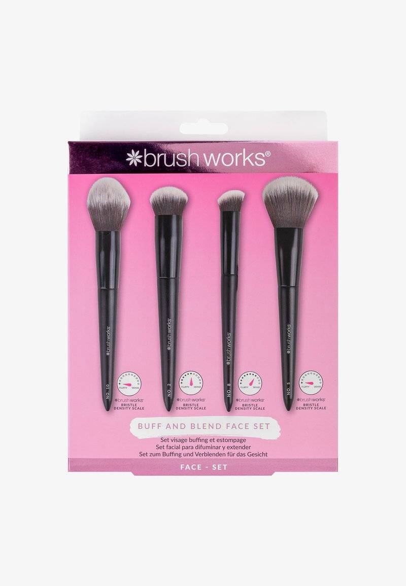 Brushworks Brushworks BUFF AND BLEND FACE SET - Makeup brush set - black Letzter Tag